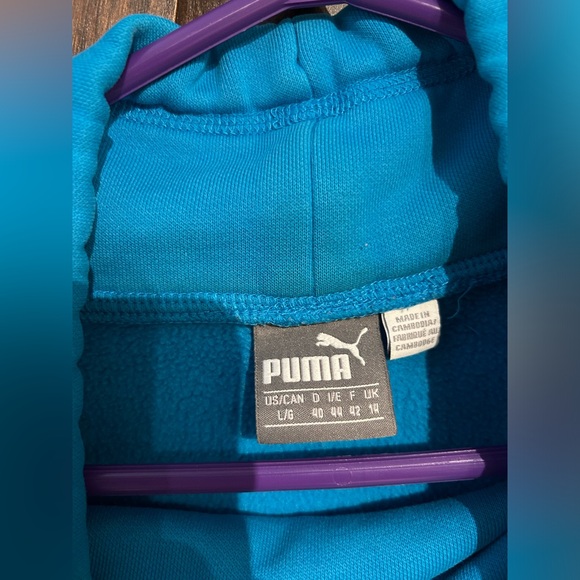 Blue hoodie (L) from Puma. Women - Picture 4 of 4
